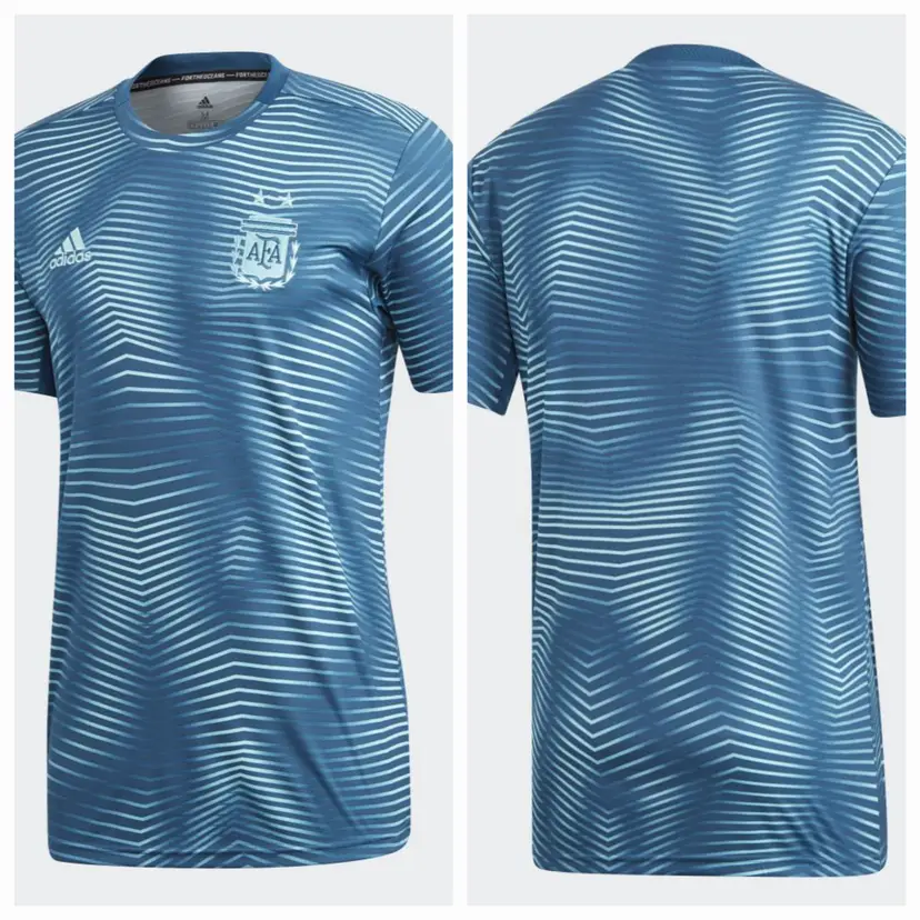 Argentina AFA Parley For The Oceans Soccer Jersey NEW nwot adidas save our seas