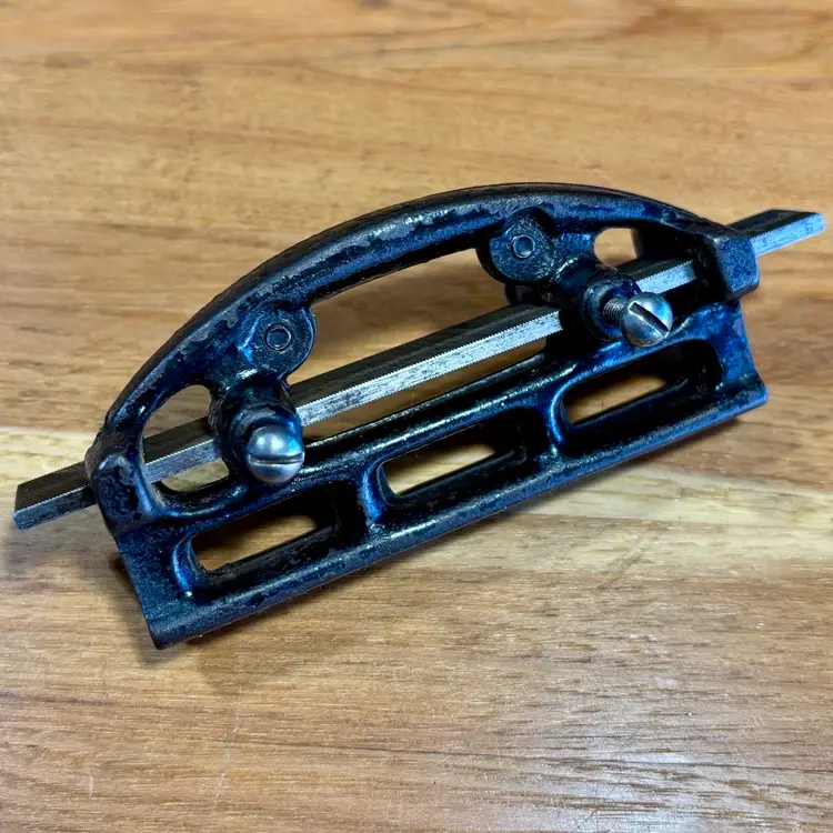 Antique Cast Iron Hand Saw Jointer with File Solid Adjustable Construction