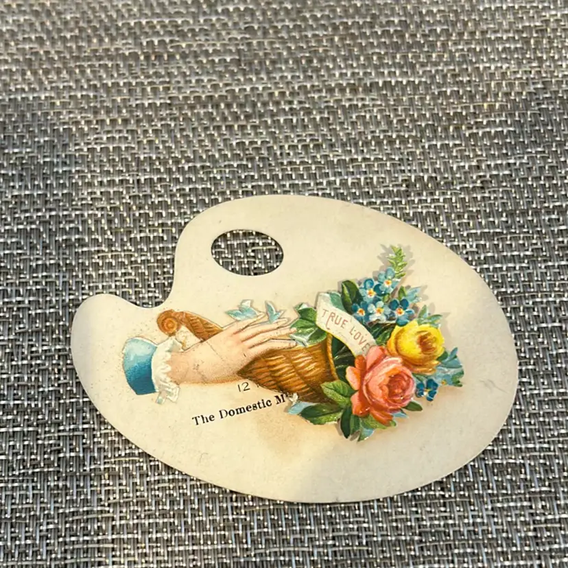 Vintage Calling Card Sample With Pricing  Artists Palette