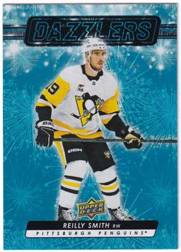 2023-24 Upper Deck Dazzlers Blue #DZ128 Reilly Smith Pittsburgh Penguins Hockey Card