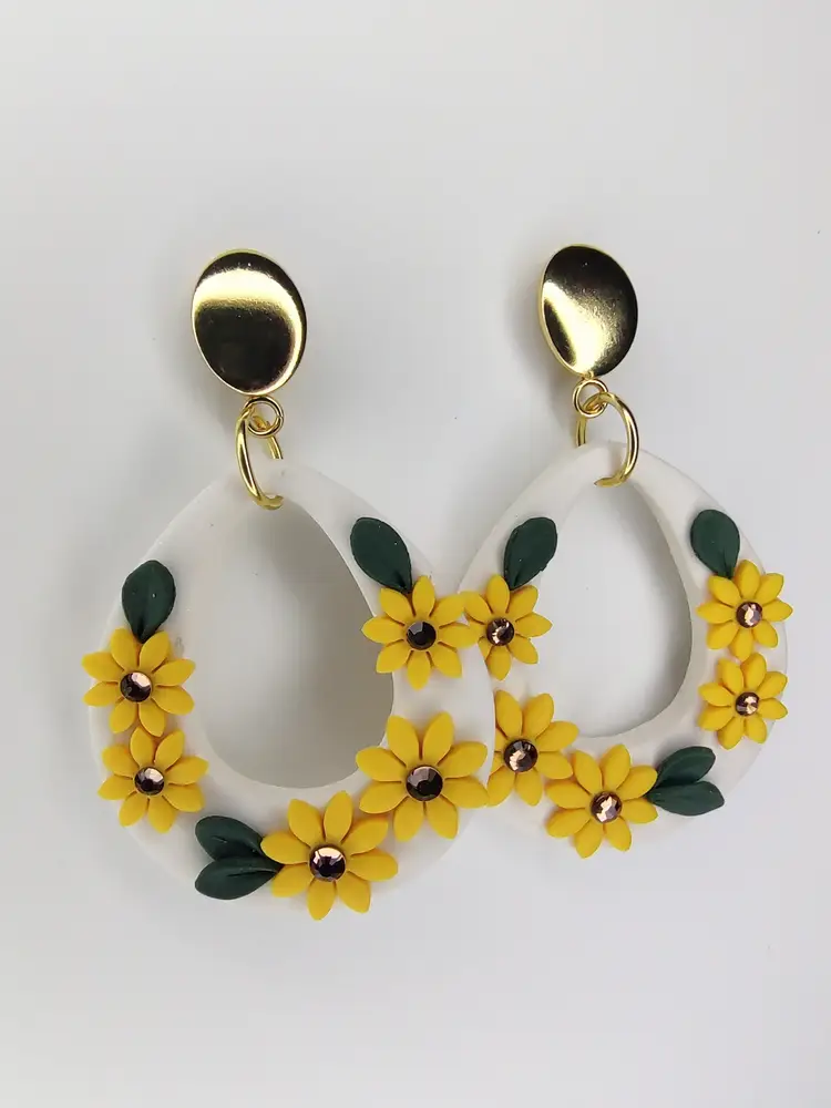 Florence Earrings (sunflower)