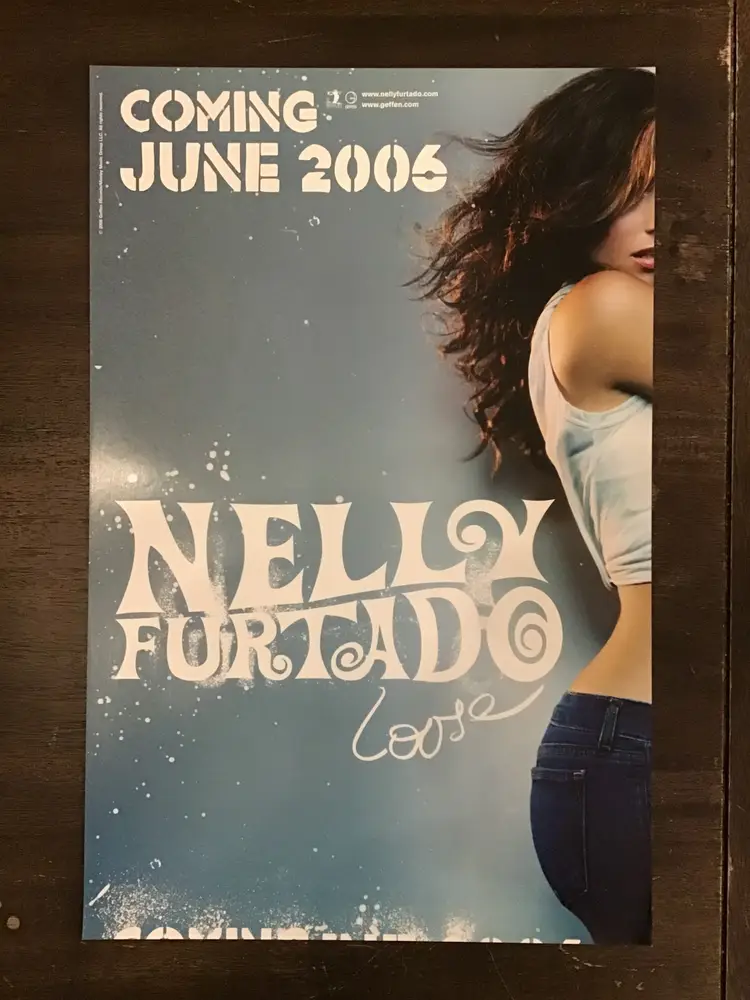 Nelly Furtado Loose album 11x17 inch promo poster 10 count lot