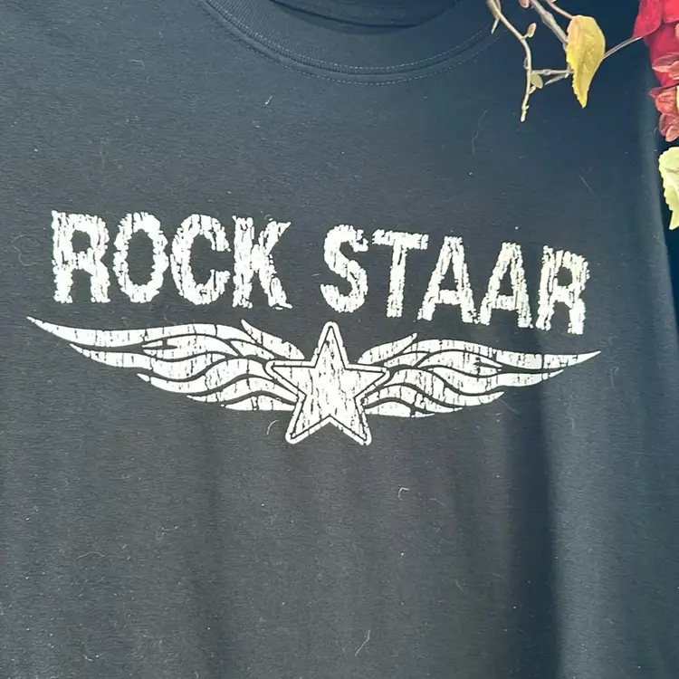Rock Staar  Black T-Shirt (Rock Star)