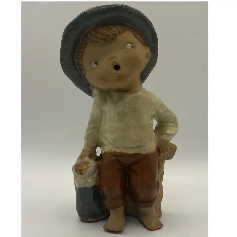 UC CTI Japan 6 1/2” Tall Singing Boy With Cat