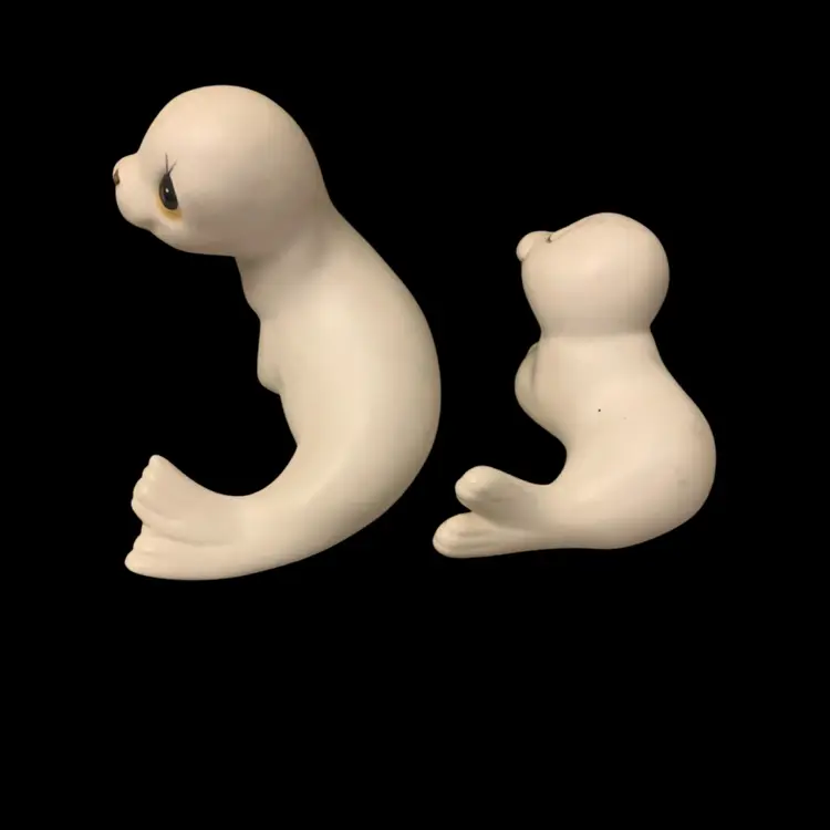 Oxford Ceramic Seal Pair 4 X 2 1/2 X 3 & 3 1/2 X 1 1/2 X 3 1/4 Inches