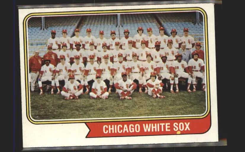 1974 Topps #416 Chicago White Sox - (pk5) - Chicago White Sox