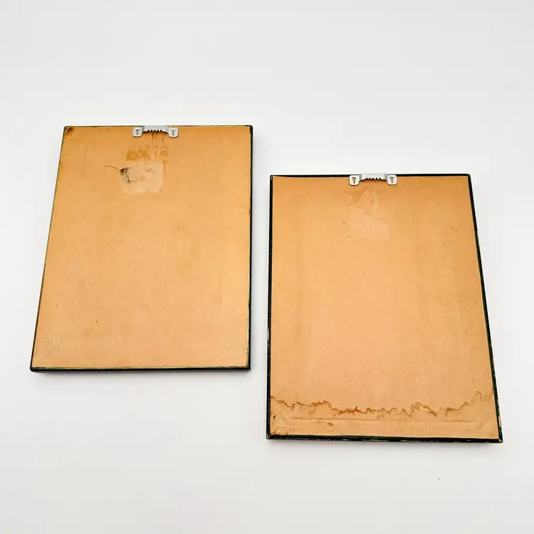 Robert Furber Fruit Prints Dark Green Framed March May 9.25" x 7"