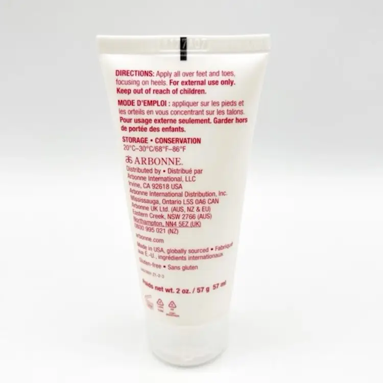 Arbonne Pampermint Peppermint Foot Cream 2oz Mini Travel Pedicure SEALED NEW