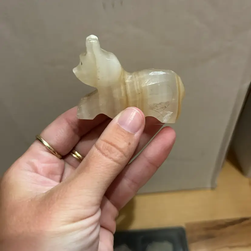Carved Animal Cat Maybe