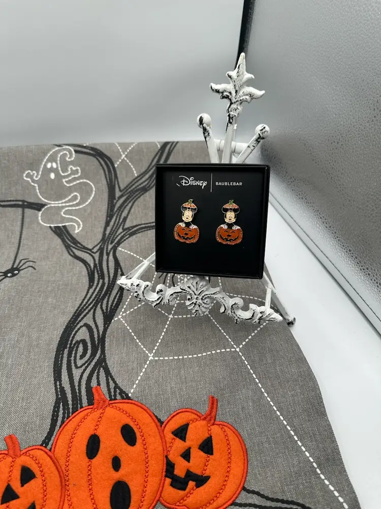 Disney Mickey Pumpkin Earrings