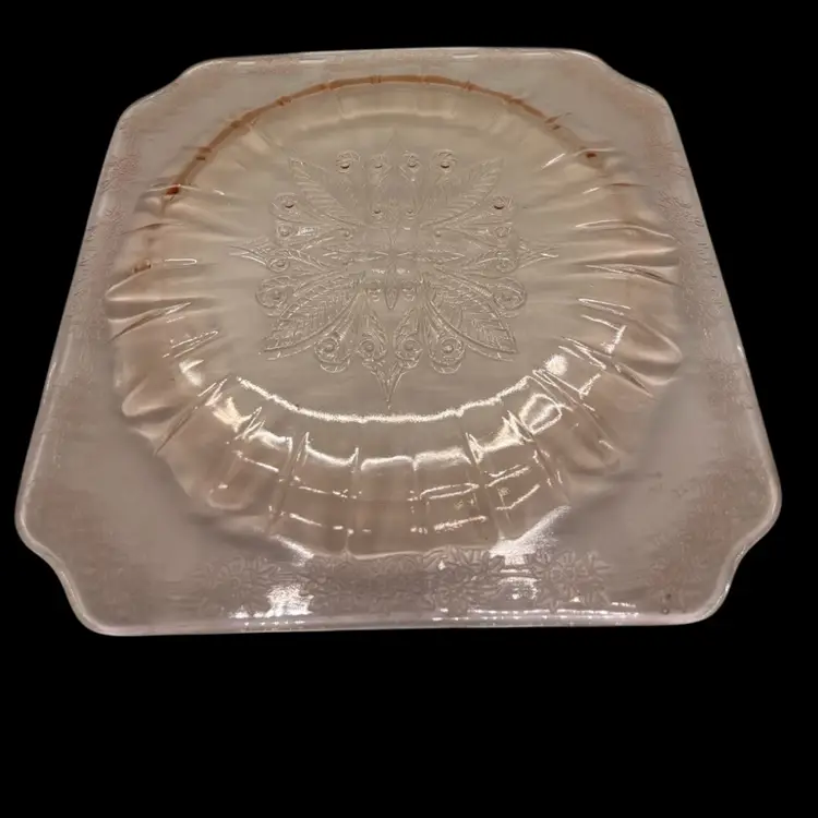 11 Depression Glass Salad Plate