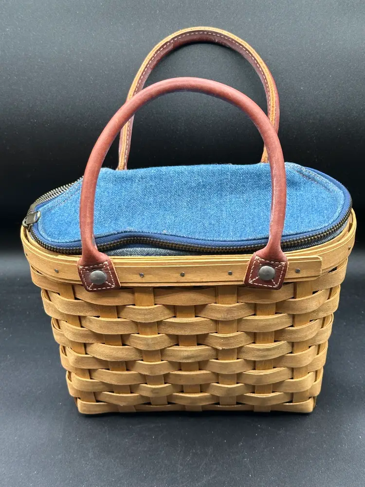 LONGABERGER BOARDWALK BASKET 3 Fabric Liners Included