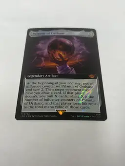 Palantir of Orthanc (Extended Art) Universes Beyond: LOTR #0792 SURGE FOIL NM