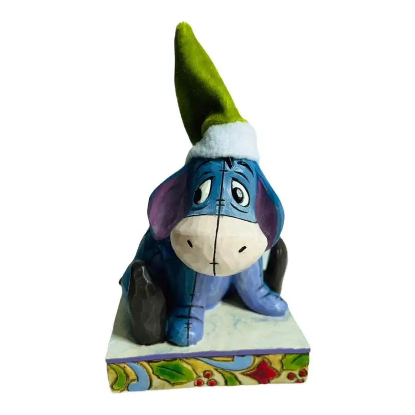 Jim Shore Walt Disney Showcase Eeyore Santa's Little Helper Figurine