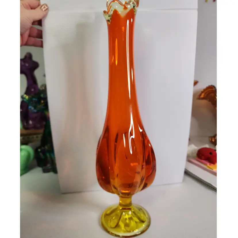 Viking Persimmon Vase