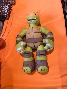 Teenage Mutant Ninja Turtles Ninja Practice Pal Michelangelo 17" Plush Tested