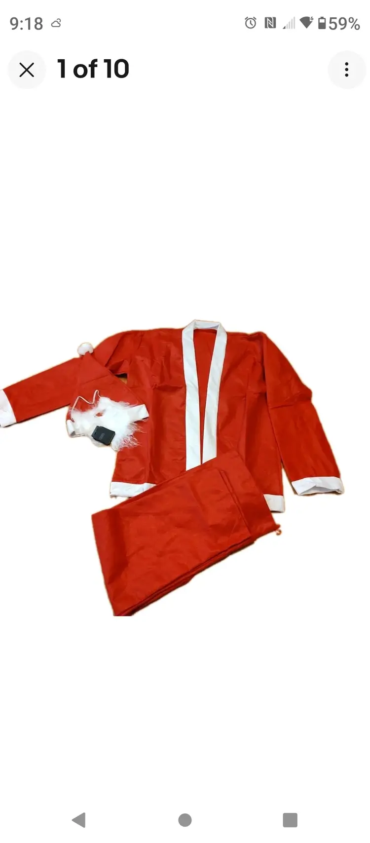 #01 Kids Santa Suit cheap one time wear  lot of 5