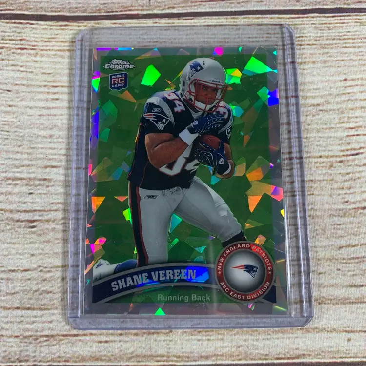 2011 Topps Chrome Crystal Atomic Refractor /139 Shane Vereen RC  #184 Patriots