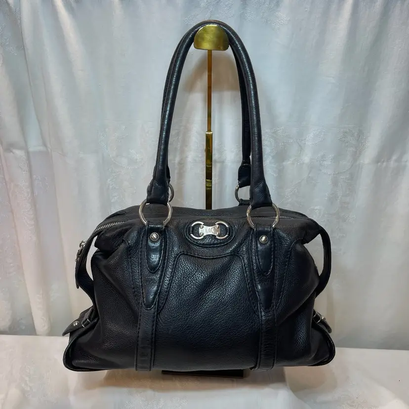 Michael Kors Black Leather Satchel