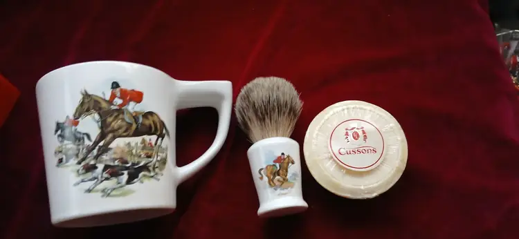 Rooney of London Shaving cup, brush and soap