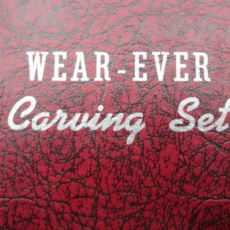 Wear-Ever Knife & Fork Carving Set #205 - Vintage