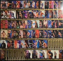 2024 Upper Deck AEW Gold Parallel Complete 100-card Set + ePack Exclusive MJF Achievement Variation