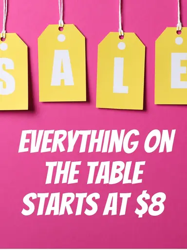$8 Starts Everything On The Table