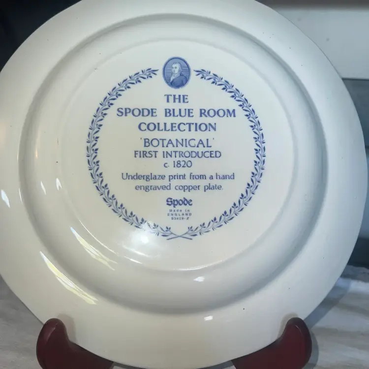 Spode Blue Room Collection “Botanicals”  10.5in Plate