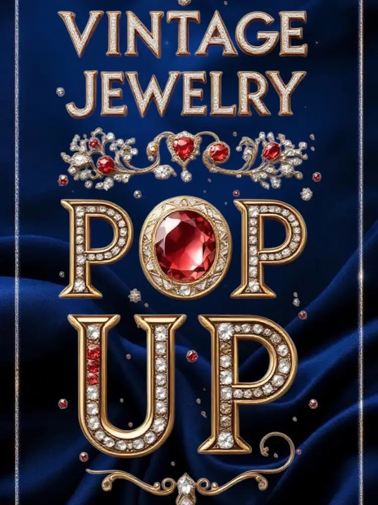 Sterling Gemstone Vintage Costume Xmas Brooches & More Pop Up 