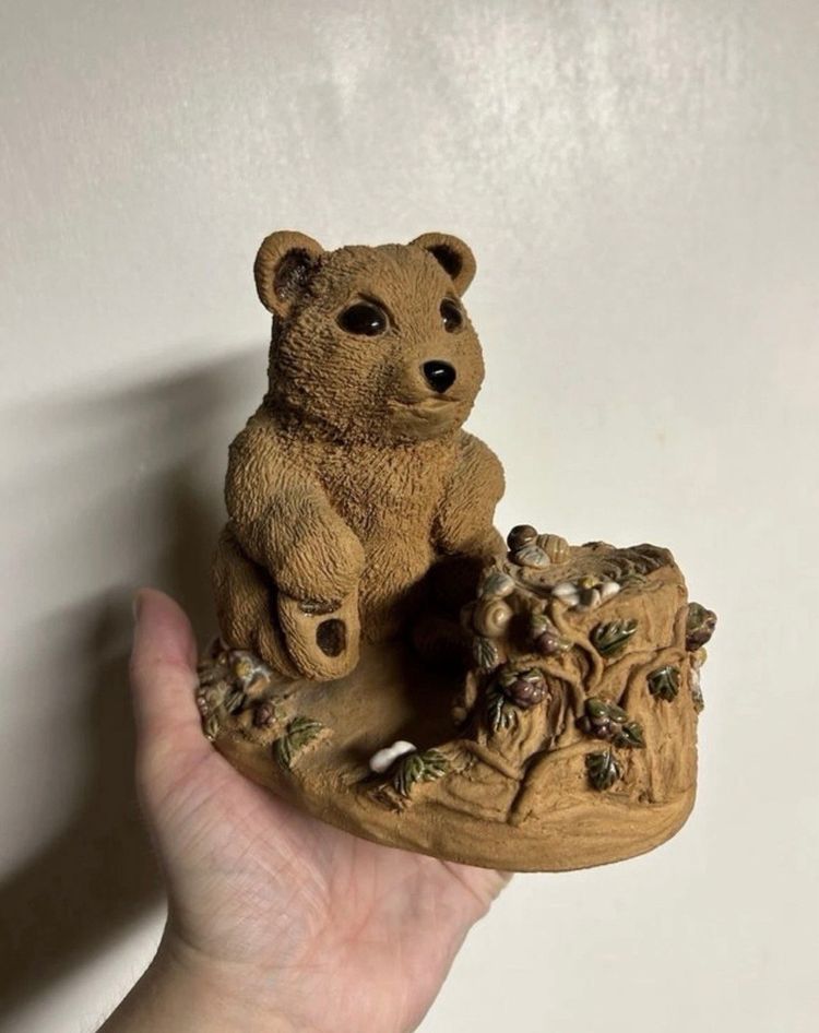 Handmade Pottery Terracotta Honey Bear