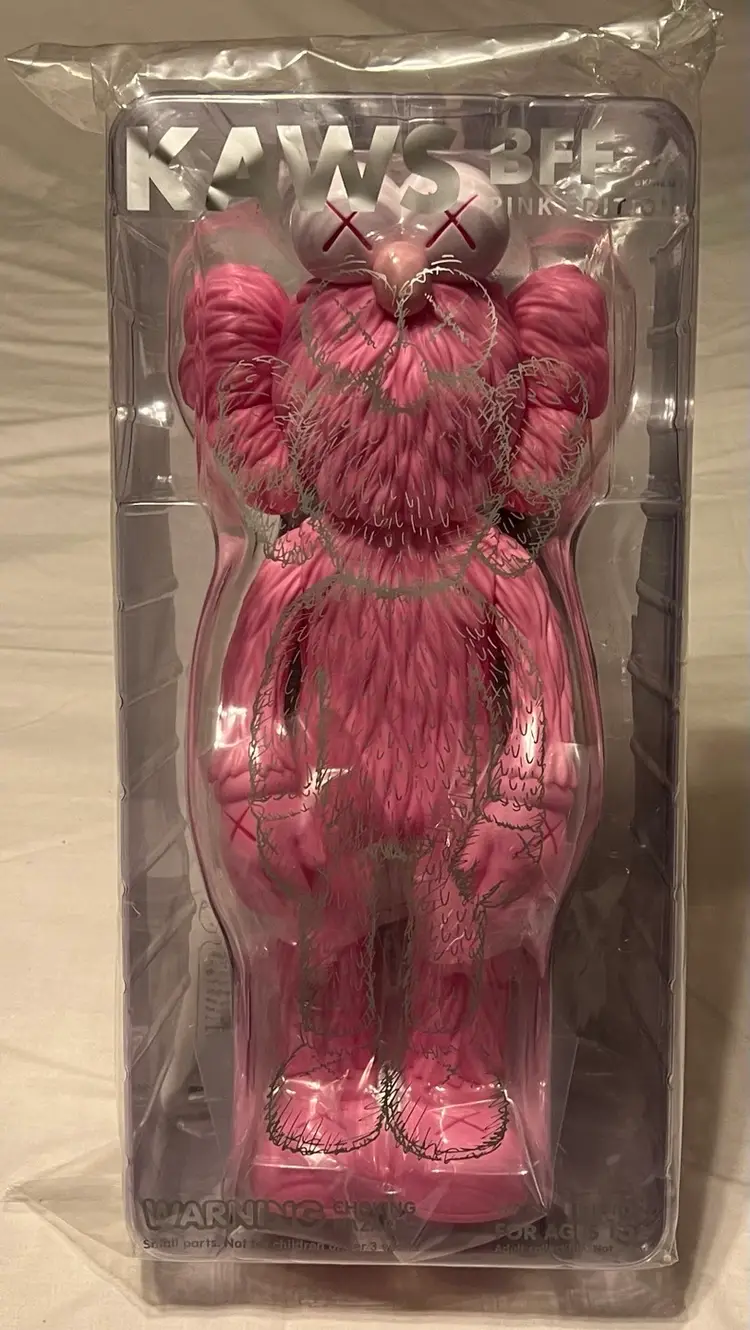 Kaws Medicom Open Edition 2018 Pink Edition BFF Statue Sculpture Figure SEALED