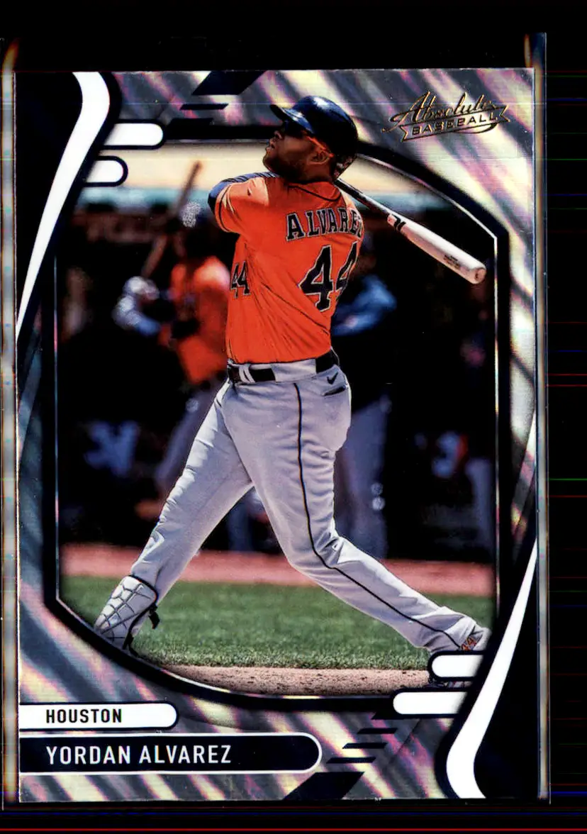 Yordan Alvarez 2022 Panini Absolute Ray Wave Refractor #23 - Houston Astros - (2-98)