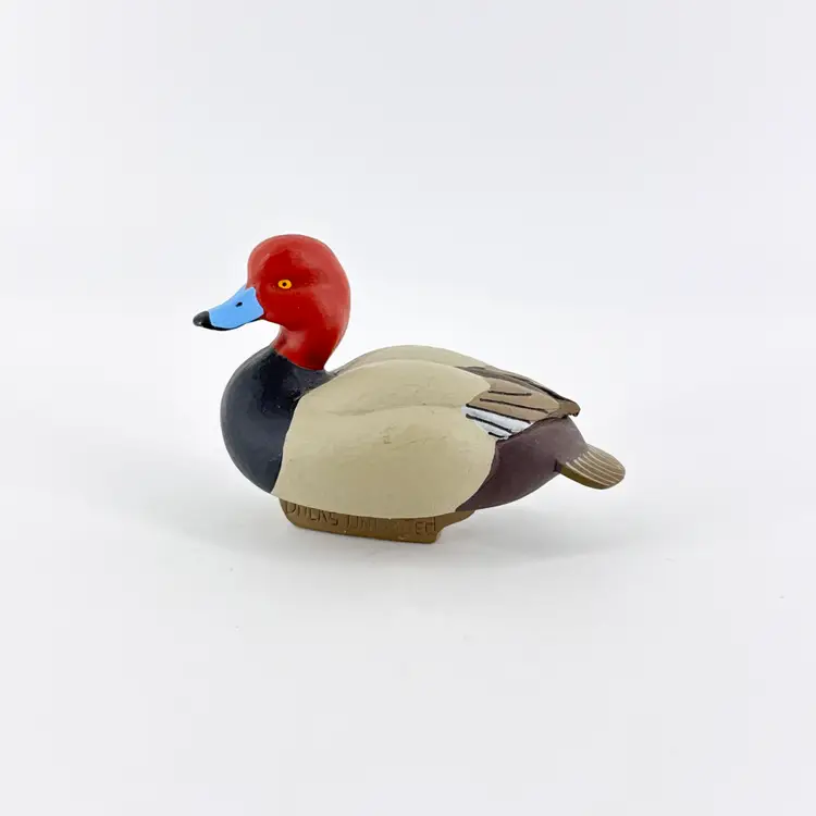 Jett Brunet Ducks Unlimited 2012 Redhead Miniature Decoy