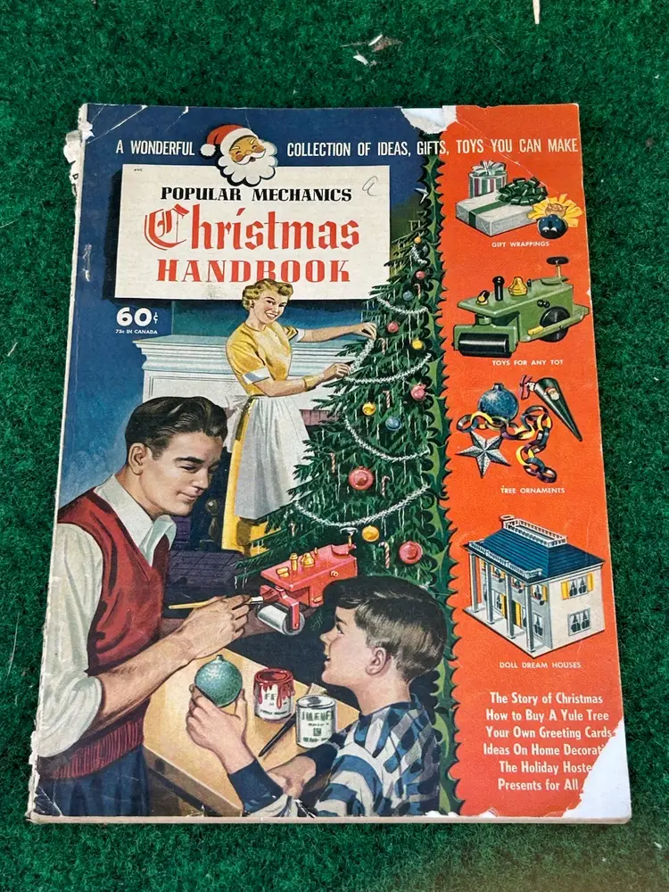 Rare Vintage 1949 Popular Mechanics Christmas Handbook