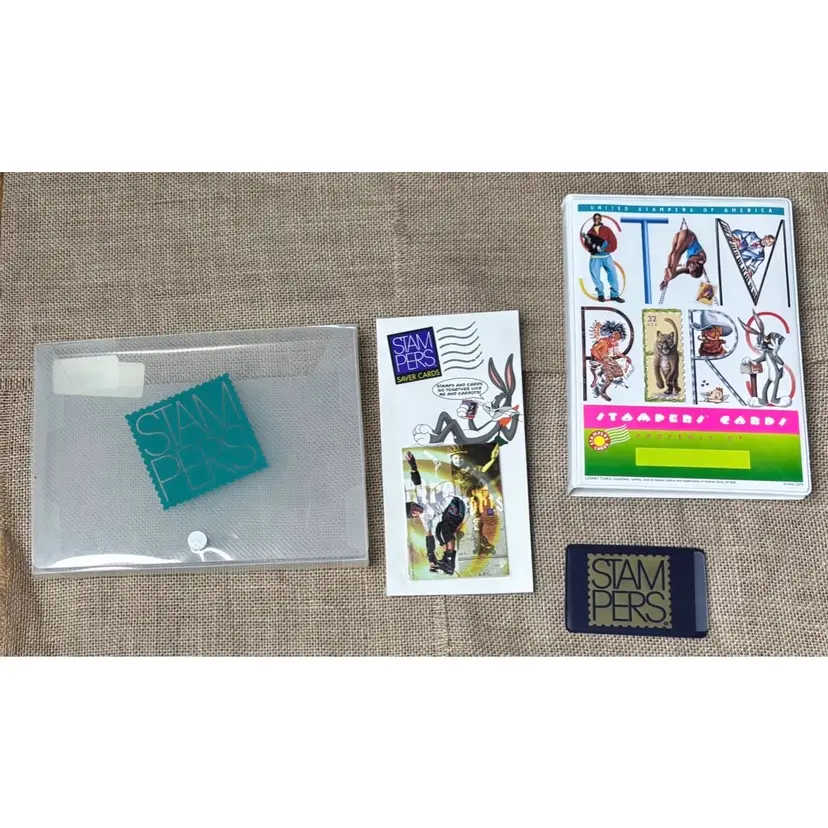 Vintage Stampers Starter Kit Stamp Collectors Album Hobby Novelty Fun