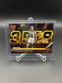 Caitlin Clark - 2024 Bowman U Now Breaks NCAA Scoring Record
