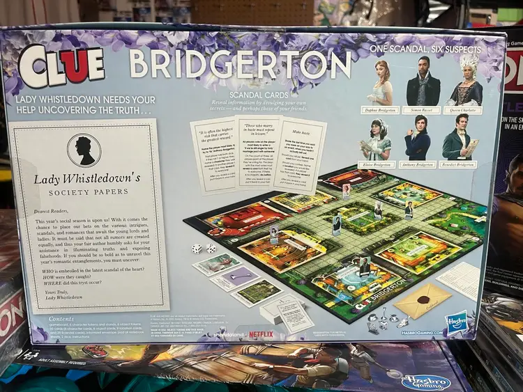 Clue Board Game Bridgerton Clue Board Game. Based On The Net Flix Series