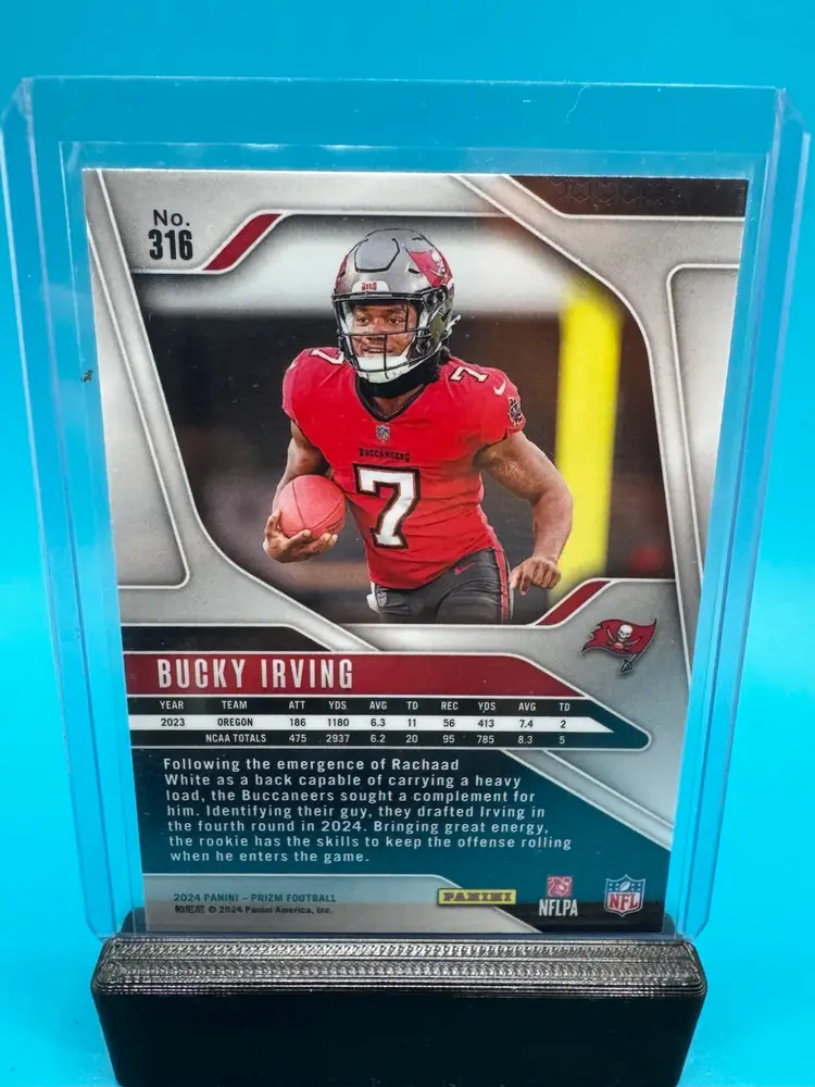 Bucky Irving Panini Prizm RC Tampa Bay Buccaneers