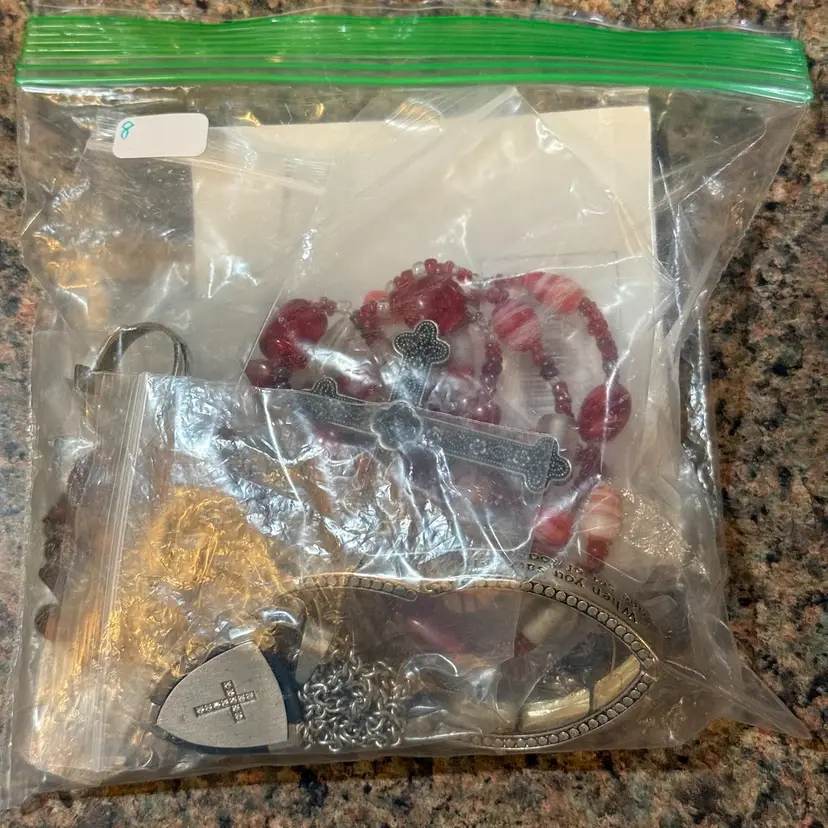 Religious Jewelry & Rosary Lot