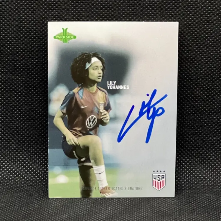 Lily Yohannes 2024 Parkside One Nation On Team Autograph USWNT Soccer Card