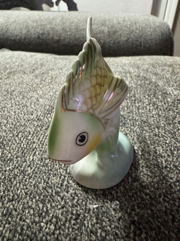 Vintage Porcelain Fish Figurine