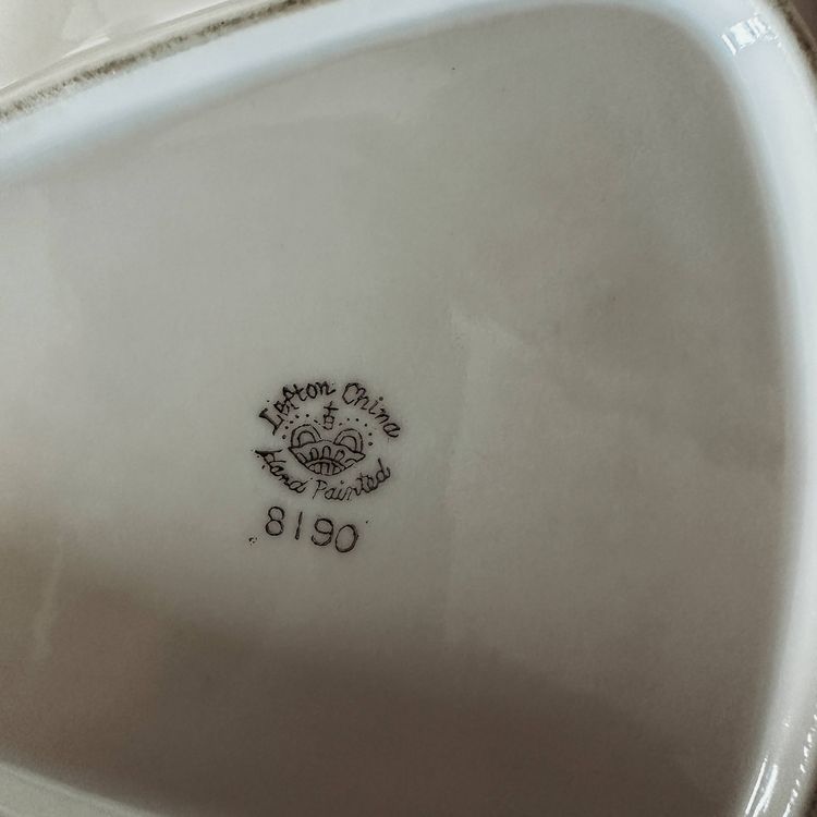 Vintage Lefton China Christmas Tree Shaped Candy Nut Dish