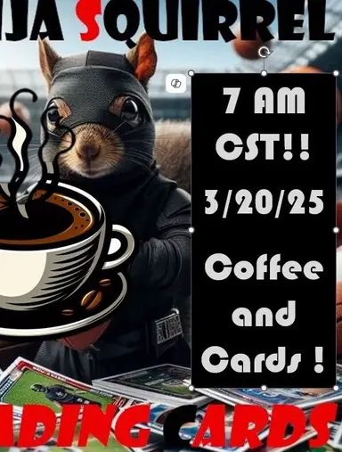 COFFEE and CARDS W/ NinjaSquirrel 🥷🐿️!