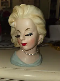 Vintage Inarco Lady Head Vase