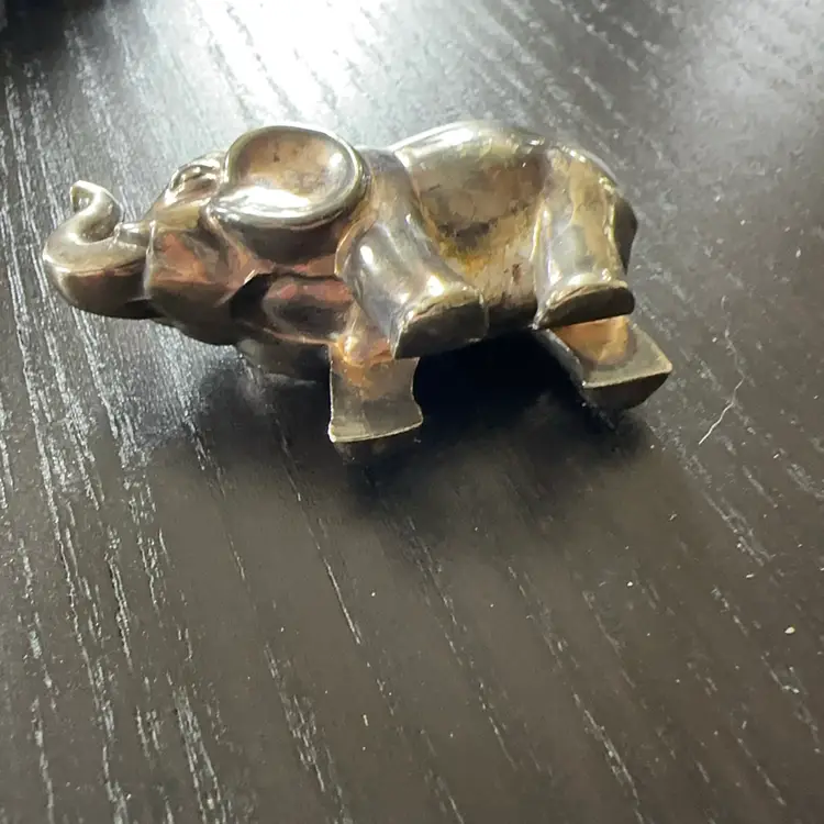 Silverplate Mini Elephant