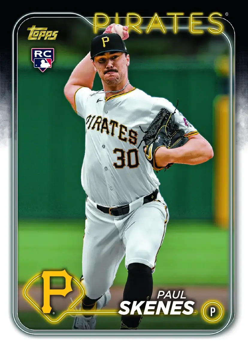 2024 Topps Paul Skenes Pirates Rookie Card RC