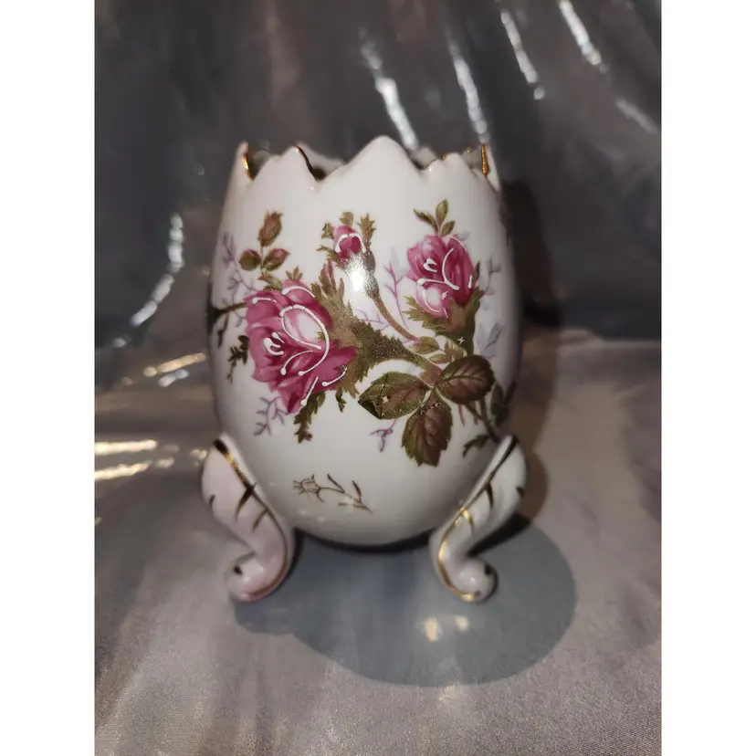 Napcoware 3 Legged Egg Vase - 1960s