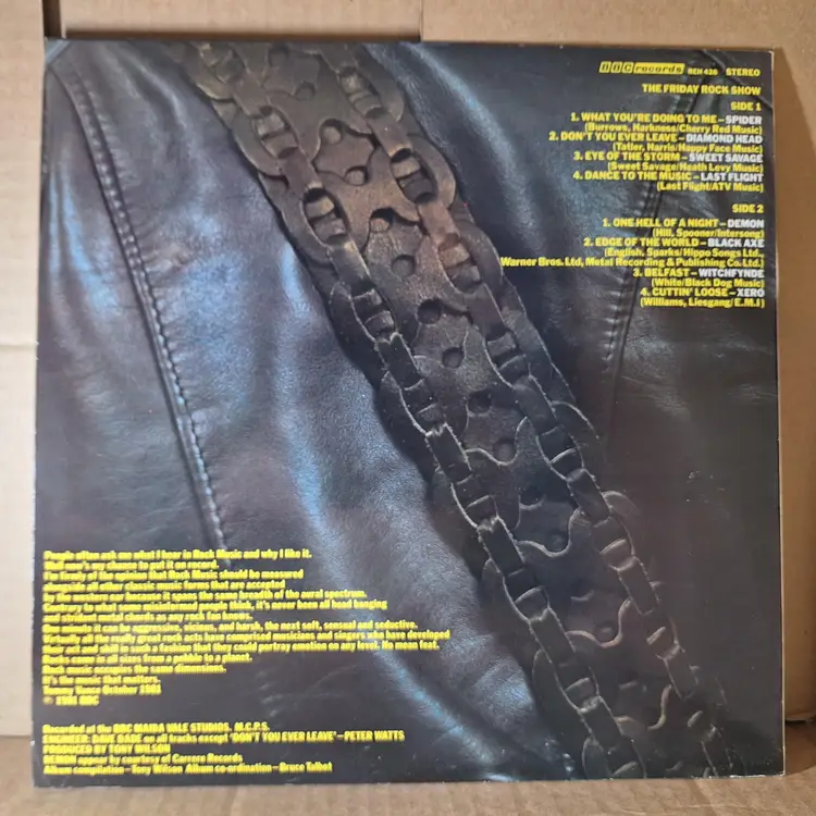 NWOBHM album The Friday Rock Show various artists