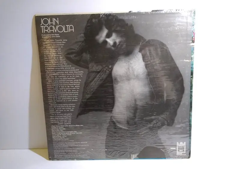 John Travolta Vinyl LP Record Album Sealed Welcome Back Kotter 1976 Original