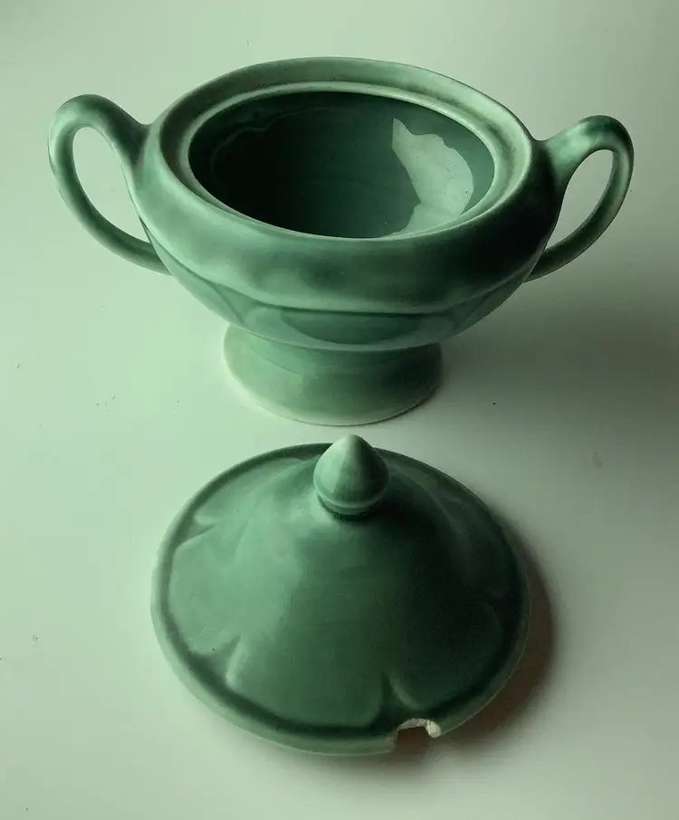 Vintage Mt. Clemens Lidded Sugar Bowl